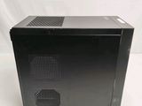 an image of a black computer case sitting on top of a white table