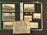 an old photo of a group of men in uniform