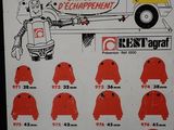 une affiche représentant un pompier et un camion de pompiers