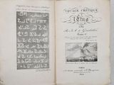 un vieux livre écrit posé sur une table