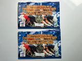 deux cartes sur lesquelles figure une image représentant un match de rugby