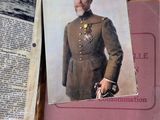 a picture of a man in a military uniform on a book