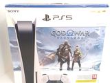 sony playstation ps5 console with god of war and god of war