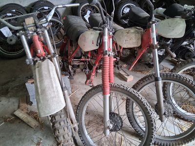 LOT de 3 motos HONDA XLS en l'état, sans papier
