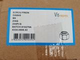 a close up of a cardboard box with a label on it