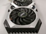 a close up of a video card on a table