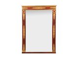une image représentant un miroir sur fond blanc