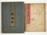 two books with asian writing on them sitting next to each other