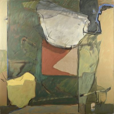 l'image d'un tableau représentant une femme assise sur un canapé