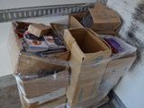 a pile of boxes that are sitting on the floor