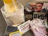 a lot of items that are sitting on the floor