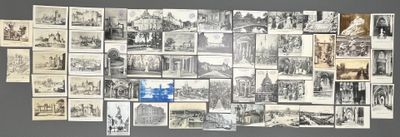 [Paris]. [Versailles]. [Champagne]. LOT d'environ 100 cartes…