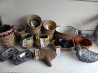 38 articles en jonc de mer / fibres naturelles ( cahes pots …