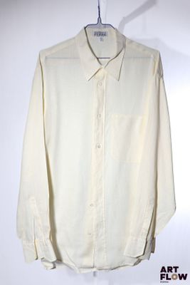 GIANFRANCO FERRE - Chemise jaune pâle à manches longues - Ta…