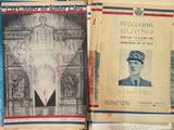 an old book with a picture of a man in a military uniform on the cover
