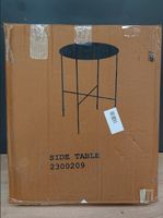Table d'appoint ronde en terrazzo blanc et fer doré, Dimensi… (photo 2)