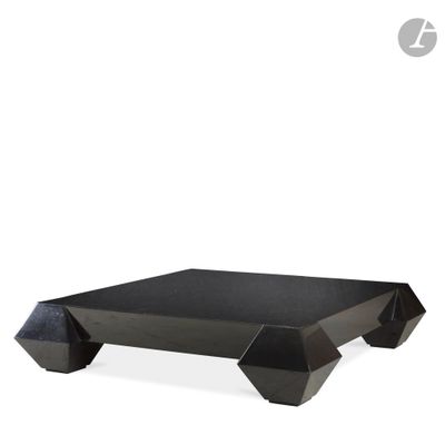 an image of a black coffee table on a white background