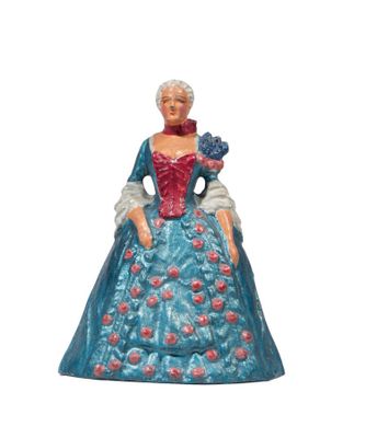 an image of a figurine of a woman in a blue dress