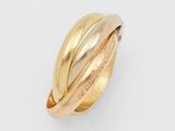 Bague Trinity en or jaune 18 carats de Cartier