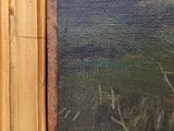 an image of a painting of a man in a boat on the water
