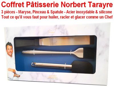 Coffret Pâtisserie ( NEUF ) Norbert Tarayre - 3 pièces - Mar…