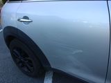 a car that is parked on the side of the road