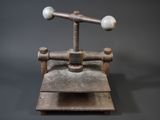 a metal object that is on top of a table