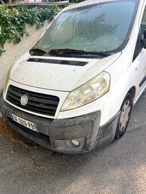 a van that is parked on the side of the road