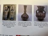 a book with pictures of vases on the page