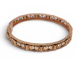 an image of a close up of a bracelet on a white background