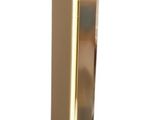 a tall metal pole with a mirror on it