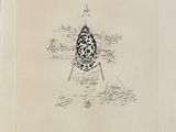 drawing of a butterfly sitting on top of a white sheet of paper