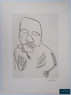 an image of a drawing of a man with his head in his hands