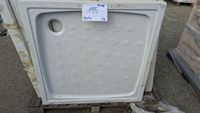 Lot de 16 receveurs de douche carrés blancs, 90 × 90 cm, sel…