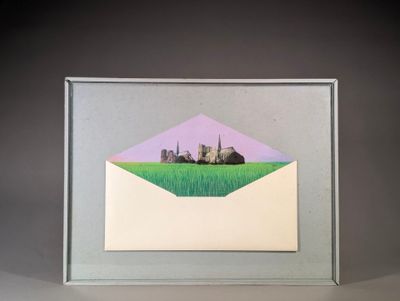 Alain DUFO (Né en 1934) Composition, enveloppe surprise