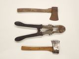 several different types of tools are displayed on a white surface