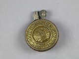 an image of a gold coin with a crown on it