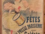 a picture of a poster on the wall of a room