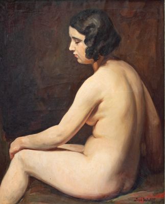 José WOLFF (1885 - 1964) Nu féminin