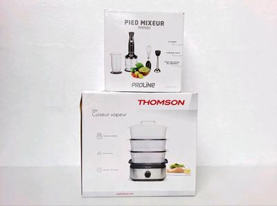 Lot de 2 produits pour la cuisine, dont un cuiseur vapeur et…