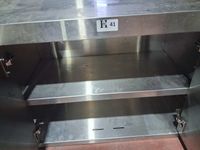 (n°41) Meuble à suspendre inox 2 portes L:80 P:42 H:70 - Mat… (photo 3)