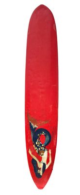 ANONYME (XXe siècle) 9'8 pintail coupé Dérive flex 12"