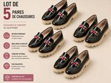 lot de 5 paires de chaussures pour enfants