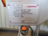 a label on a machine that says logpak
