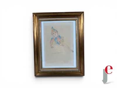 une photo d'un tableau accroché au mur