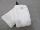 a pair of white gloves with a black cat on it