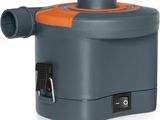 a close up of a grey and orange blower on a white background