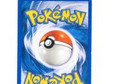 a close up of a card with a pokemon ball on it