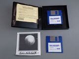 a picture of a disk with a picture of the moon in it
