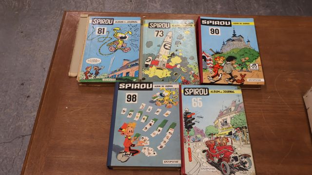 5 albums de Spirou